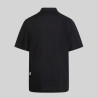 CHAQUETA COCINA UNISEX POPELIN FINO NEGRO M/C GARYS