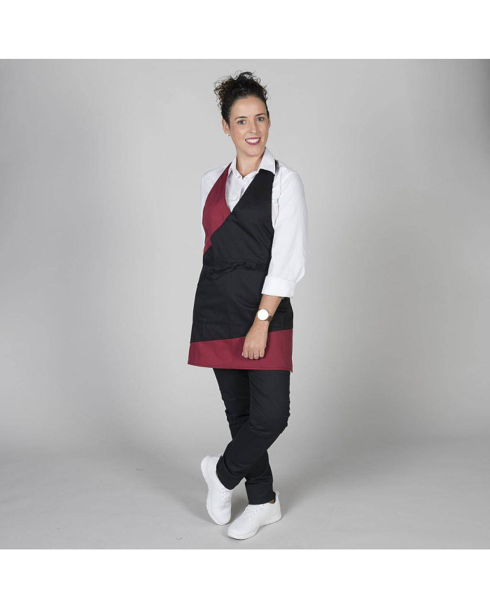 DELANTAL BISTRO COMBINADO 80X65 CM GARYS | Delantales