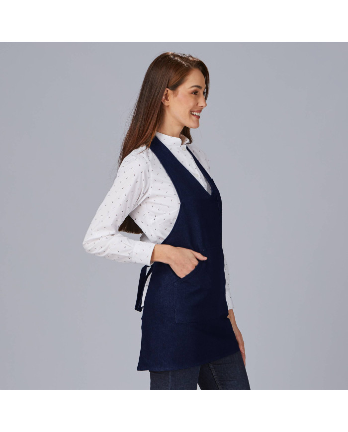 DELANTAL BISTRO SARGA POLIESTER 80X65 CM GARYS