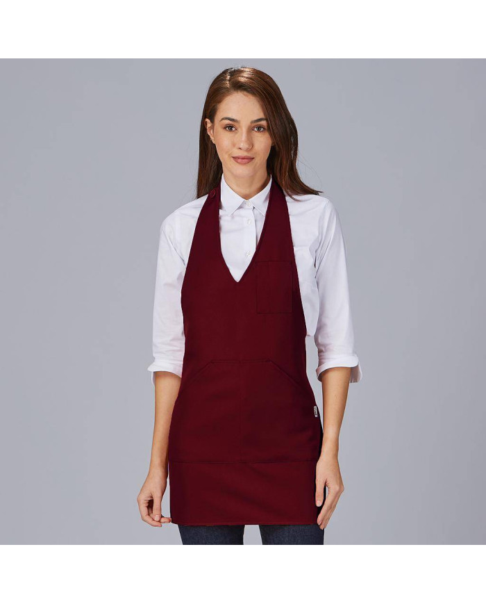 DELANTAL BISTRO SARGA POLIESTER 80X65 CM GARYS