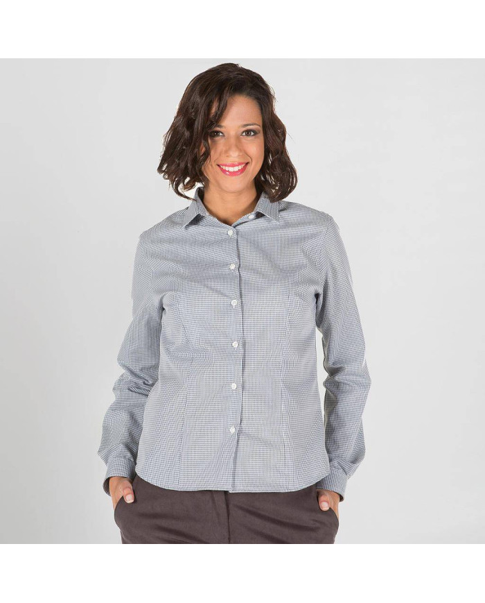 CAMISA MUJER BIANCA VICHY GARYS | Camisas | Uniformes