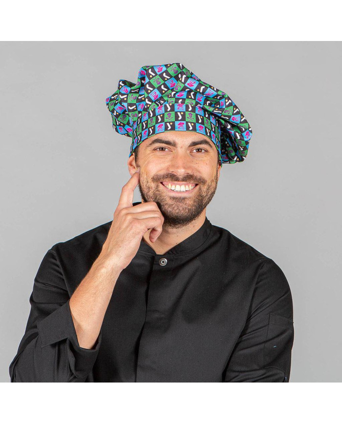 GORRO GRAN CHEF VELCRO GARYS | Gorros y Gorras | Uniformes