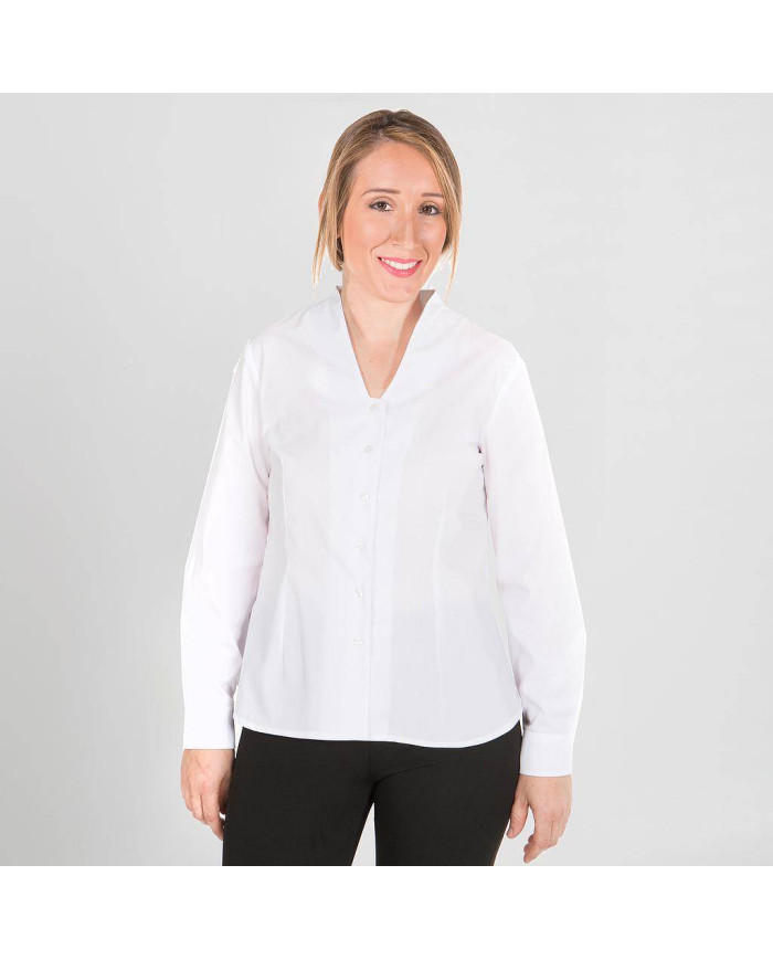 CAMISA MUJER CUELLO CHIMENEA LILIANA GARYS | Camisas