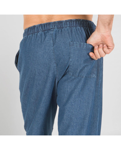 PANTALON GOMA+CORDON TEJANO LAVADO GARYS | Pantalones