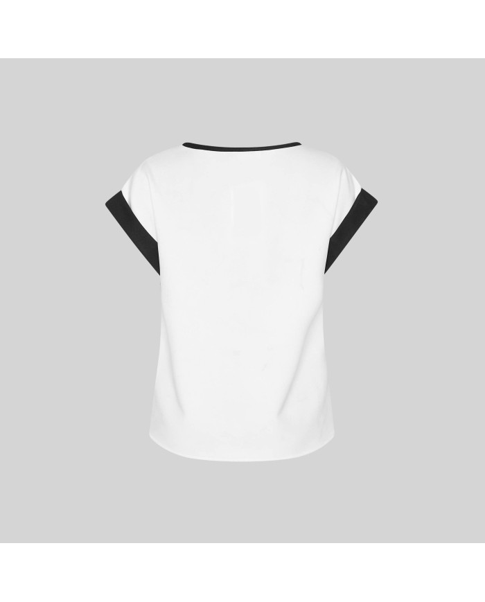 BLUSA MUJER MANGA CORTA VUELTA GARYS