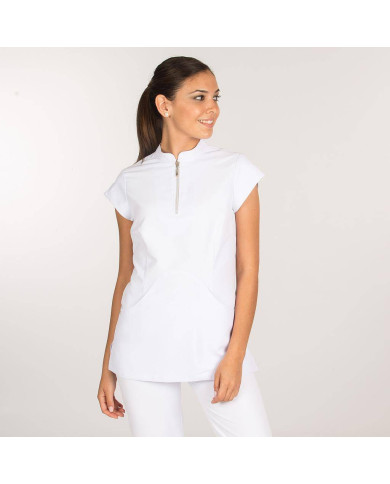 BLUSA MUJER JAMAICA BLANCA GARYS | Blusas | Uniformes Ocio