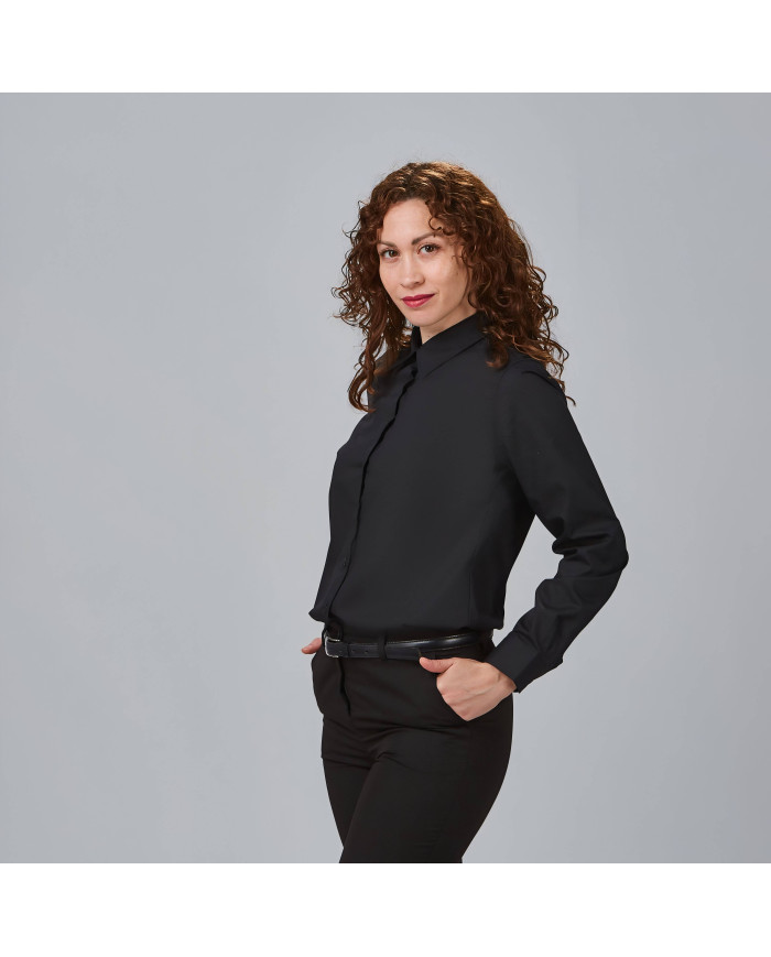 CAMISA MUJER M/L POP. "RED LINE" GARYS