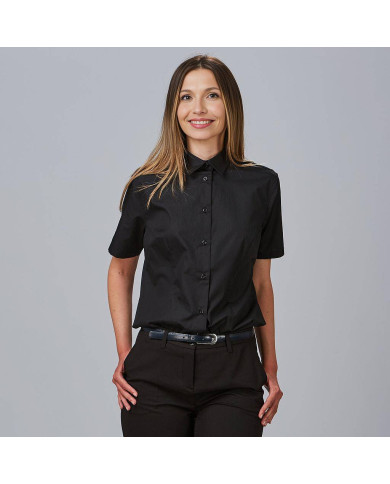 CAMISA MUJER M/C POP. "RED LINE" GARYS