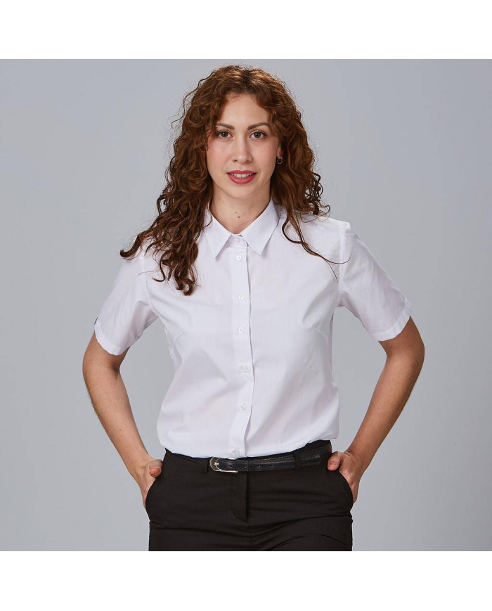 CAMISA MUJER M/C POP. "RED LINE" GARYS