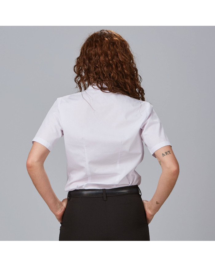 CAMISA MUJER M/C POP. "RED LINE" GARYS