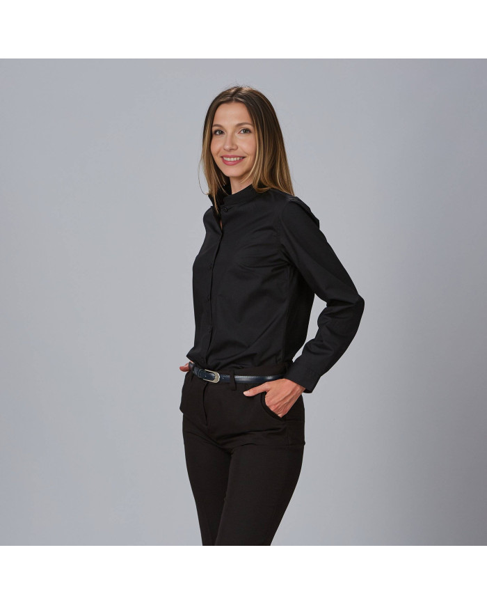 CAMISA MUJER M/L C/MAO POP. "RED LINE" GARYS
