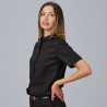 CAMISA MUJER M/C C/MAO POP. "RED LINE" GARYS
