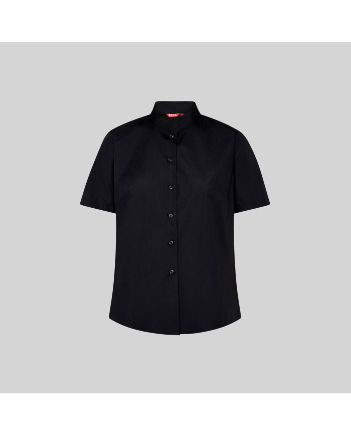 CAMISA MUJER M/C C/MAO POP. "RED LINE" GARYS