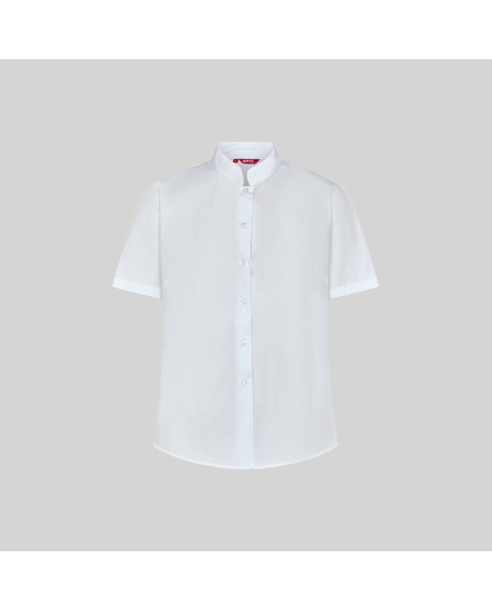 CAMISA MUJER M/C C/MAO POP. "RED LINE" GARYS