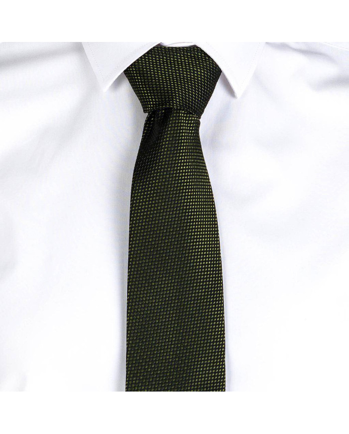 CORBATA SIN NUDO JACQUARD OJO DE PERDIZ GARYS