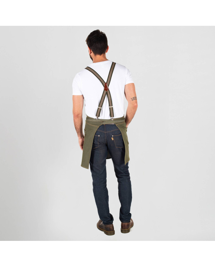 DELANTAL CON PETO TABERNAS 74X80 CM (tirantes aparte ref.329500) GARYS