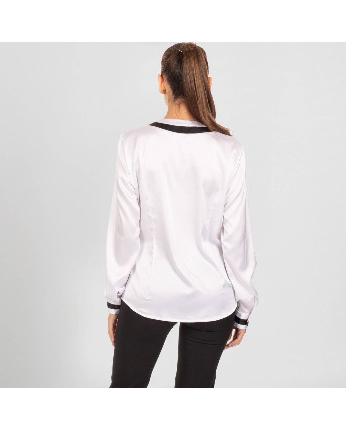BLUSA MUJER MELANIA SATEN GARYS | Blusas | Uniformes