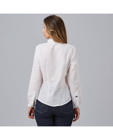 CAMISA MUJER FALSO LINO FLORA GARYS