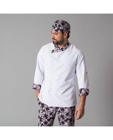 CHAQUETA COCINA UNISEX MILITAR GARYS | Chaqueta de Chef