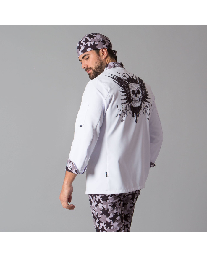 CHAQUETA COCINA UNISEX MILITAR GARYS | Chaqueta de Chef
