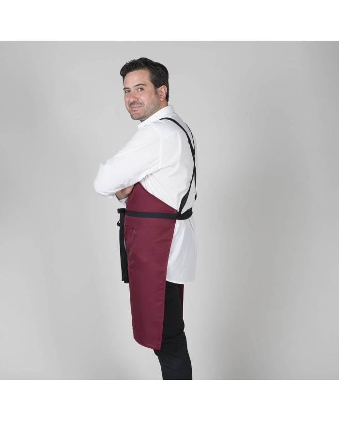 DELANTAL CON PETO GOURMET ESTAMPADO 92X75 CM GARYS