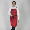 DELANTAL CON PETO GOURMET ESTAMPADO 92X75 CM GARYS
