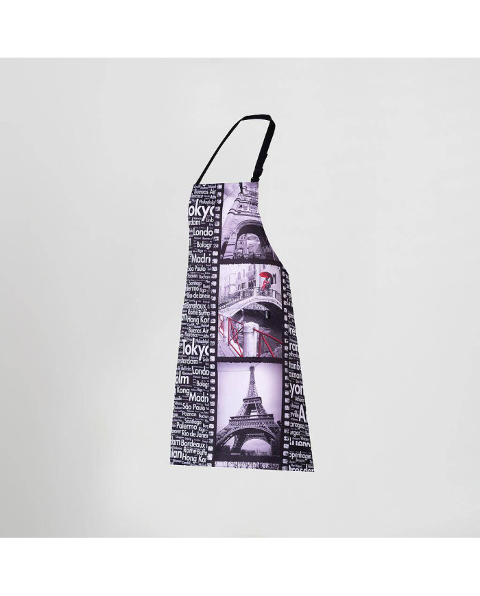 DELANTAL CON PETO ESTAMPADO 80X68 CM GARYS | Delantales