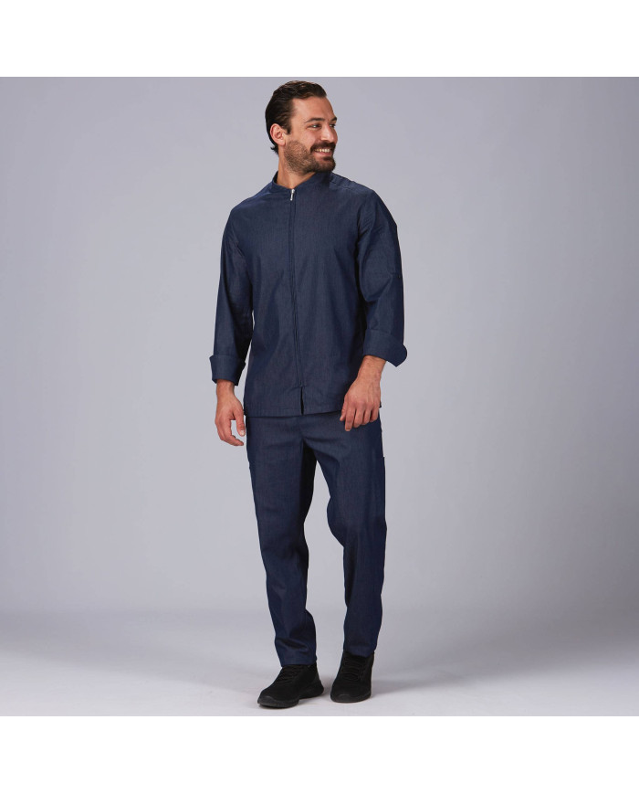 PANTALON UNISEX CON CORDON TEJANO ZAFIRO GARYS