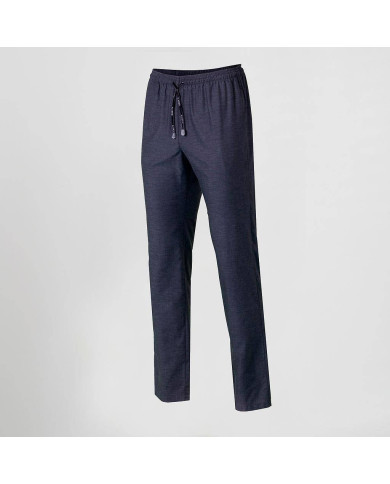 PANTALON UNISEX CON CORDON CHAMBRAY ROMBOS GARYS