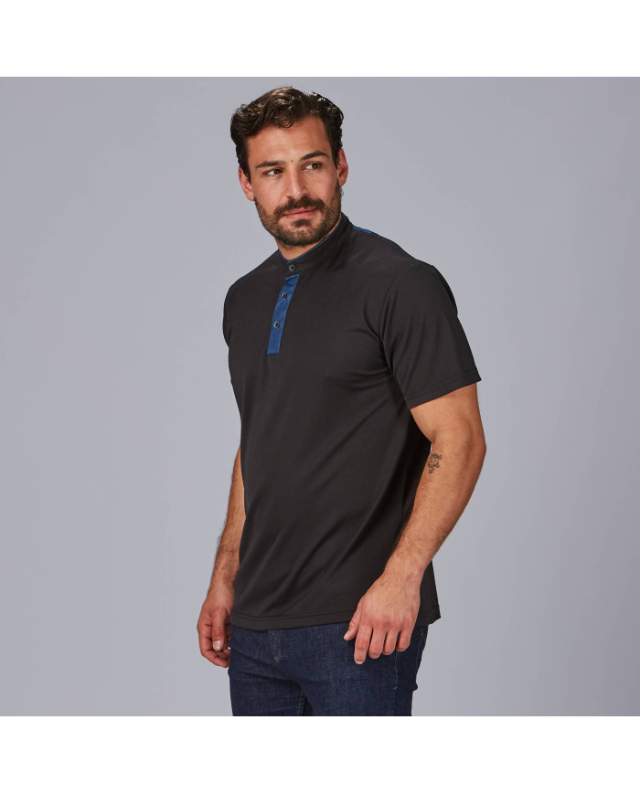 POLO HOMBRE CUELLO MAO TEJANO "RED LINE" GARYS
