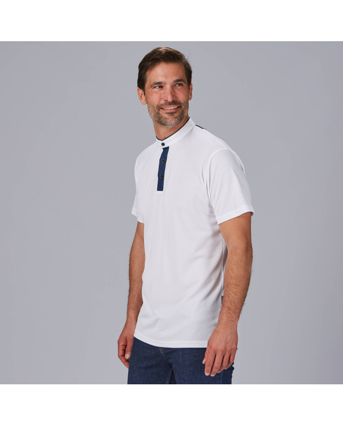 POLO HOMBRE CUELLO MAO TEJANO "RED LINE" GARYS