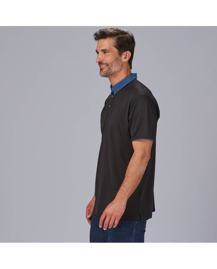 POLO HOMBRE CUELLO CAMISERO TEJANO "RED LINE" GARYS