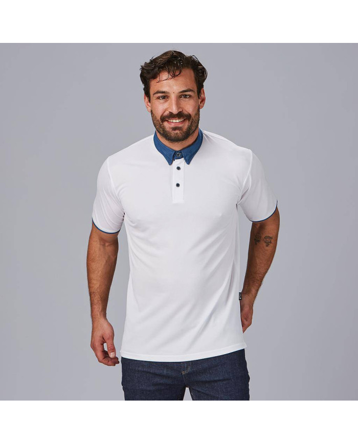 POLO HOMBRE CUELLO CAMISERO TEJANO "RED LINE" GARYS