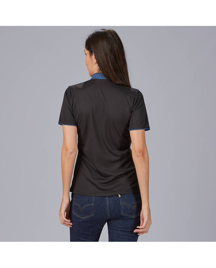 POLO MUJER CUELLO CAMISERO TEJANO "RED LINE" GARYS