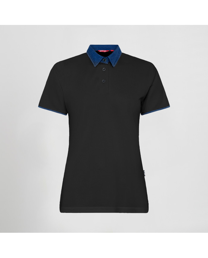 POLO MUJER CUELLO CAMISERO TEJANO "RED LINE" GARYS