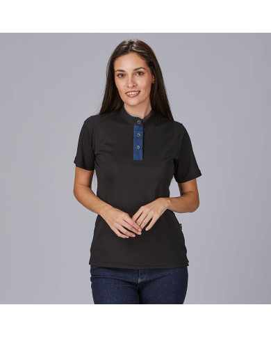 POLO MUJER CUELLO MAO TEJANO "RED LINE" GARYS