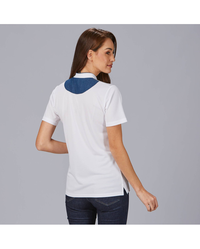 POLO MUJER CUELLO MAO TEJANO "RED LINE" GARYS