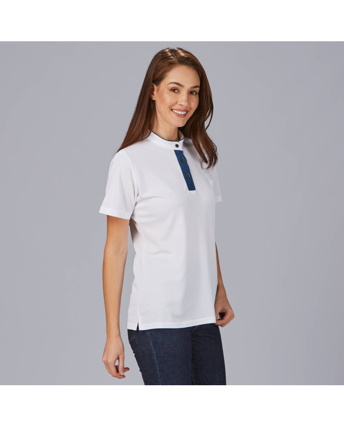 POLO MUJER CUELLO MAO TEJANO "RED LINE" GARYS