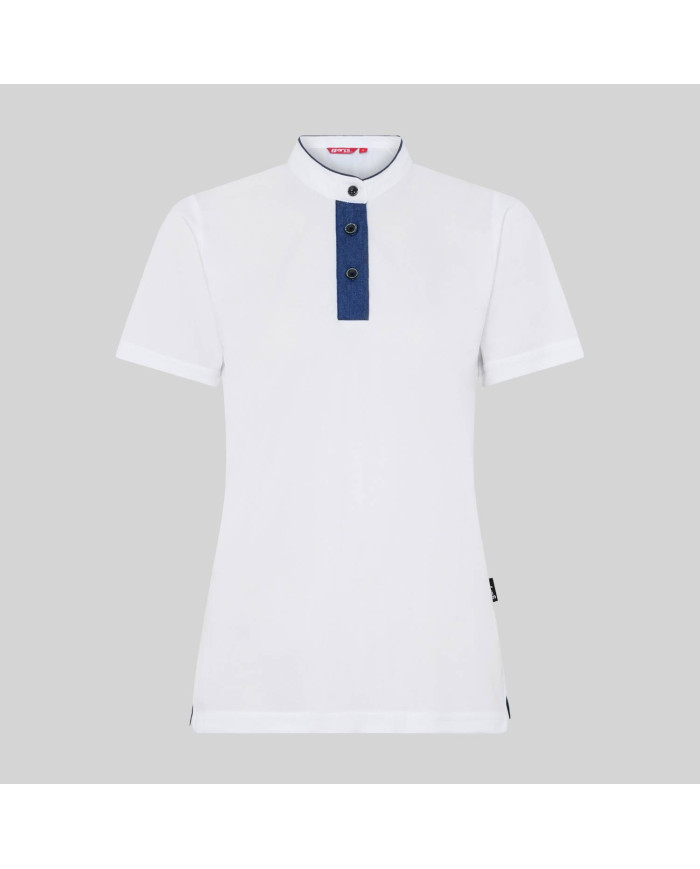 POLO MUJER CUELLO MAO TEJANO "RED LINE" GARYS