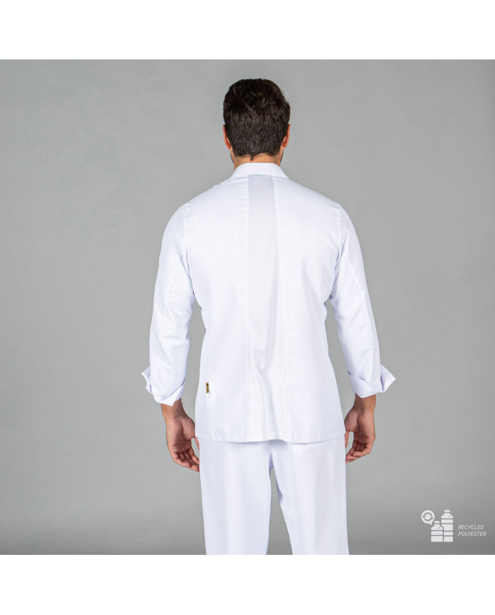 CHAQUETA COCINA UNISEX ARIAS TEJIDO RECICLADO MICROFIBRA
