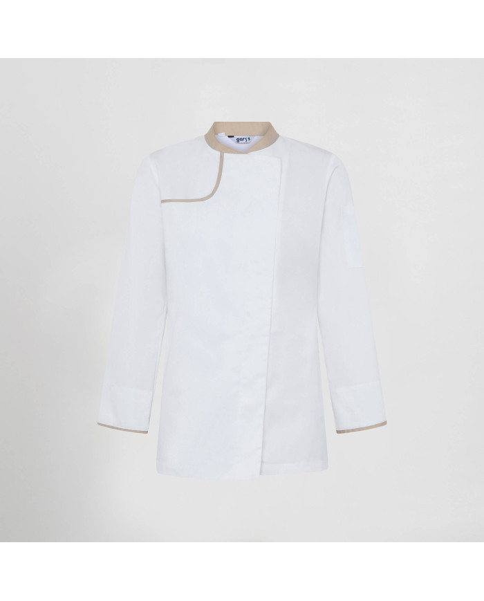 CHAQUETA COCINA MUJER ANAYA TEJIDO RECICLADO Y ORGANICO KLOPMAN GARYS