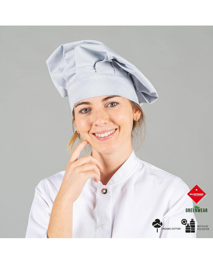GORRO GRAN CHEF TEJIDO RECICLADO Y ORGANICO KLOPMAN GARYS