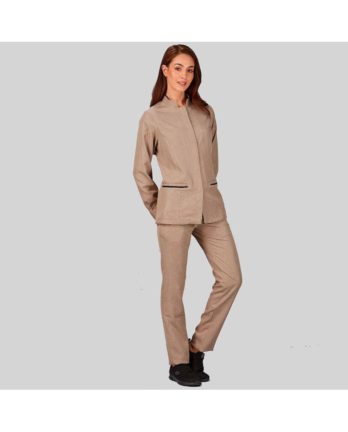 PANTALON MUJER TEJIDO RECICLADO ARENA GARYS