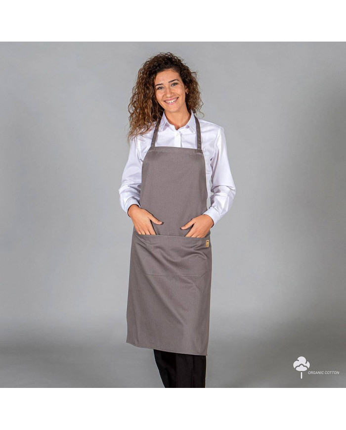 DELANTAL CON PETO TEJIDO ORGANICO 91X74 CM GARYS