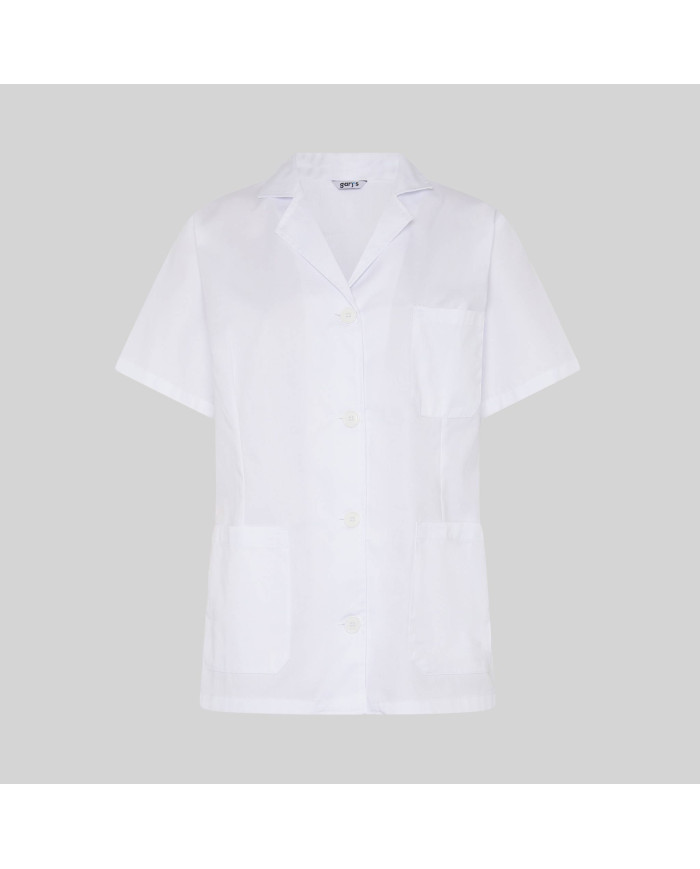 BATA MUJER CORTA BLANCA M/C GARYS