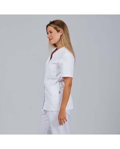 BATA MUJER OPORTO CORCHETES BLANCA GARYS