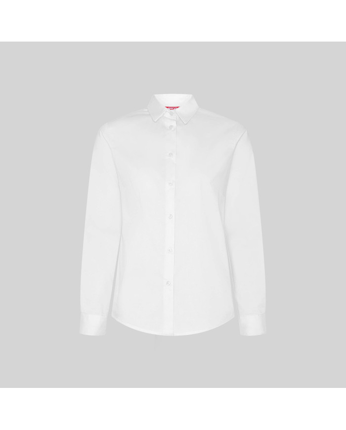 CAMISA MUJER M/L ELASTAN "RED LINE" GARYS