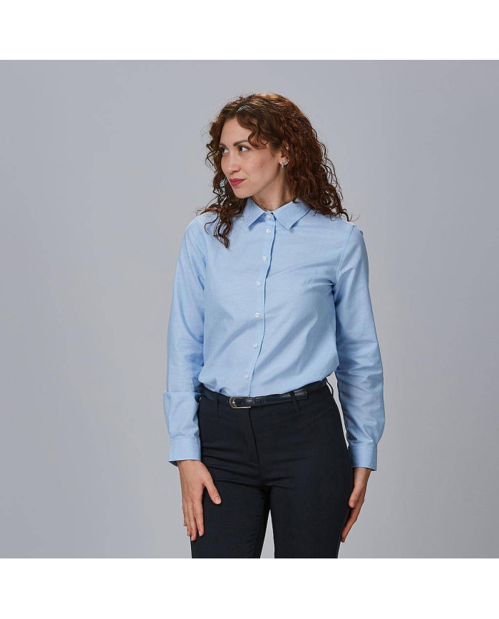 CAMISA MUJER M/L ELASTAN "RED LINE" GARYS