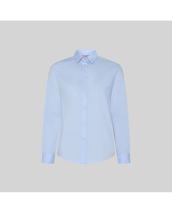 CAMISA MUJER M/L ELASTAN "RED LINE" GARYS