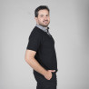 POLO NEGRO HOMBRE M/C C/CAMISERO GARYS | Polos | Uniformes